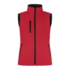 Clique Womens/Ladies Softshell Panels Vest (Red)