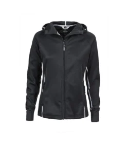 James Harvest Womens/Ladies Northderry Fleece Jacket (Black)