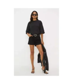 Dorothy Perkins Womens/Ladies Slouch T-Shirt (Black) -Featured Women's Clothing Stores 691864C66564D51B3567F38F6CDAF562D3CCE3814EC5384CD2A9DEE30B52E1A3