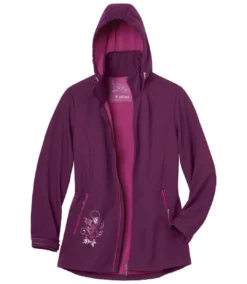 Women's Plum Fleece-Lined Softshell Jacket -Featured Women's Clothing Stores 69eb0cf9d67fc3b262e638db686aeb74