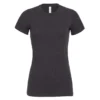 Bella + Canvas Womens/Ladies CVC Relaxed Fit T-Shirt (Dark Heather Grey)