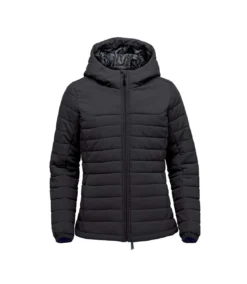 Stormtech Womens/Ladies Nautilus Quilted Hooded Jacket (Black)
