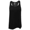 Bella Ladies/Womens Flowy Racerback Tank Top (Black)