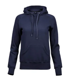 Tee Jays Womens/Ladies Raglan Hooded Sweatshirt (Navy)