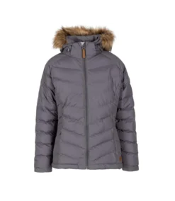 Trespass Womens/Ladies Nadina Waterproof Padded Jacket (Storm Grey)