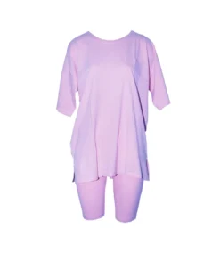 Forever Dreaming Womens/Ladies Oversized Tee Pyjama Set (Lilac)