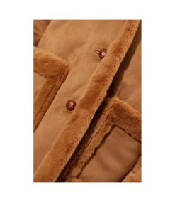 Dorothy Perkins Womens/Ladies Luxe Faux Fur Trim Suedette Coat (Toffee) -Featured Women's Clothing Stores 7A5B3932DF3472740BEF1597995CC900E579DA45800AD4C98837300B53B92AB6