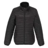 2786 Womens/Ladies Tribe Hooded Fineline Padded Jacket (Black)