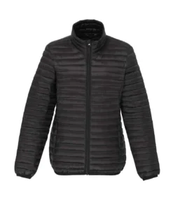 2786 Womens/Ladies Tribe Hooded Fineline Padded Jacket (Black)