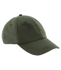 Beechfield® Unisex Outdoor Waterproof 6 Panel Baseball Cap (Olive)