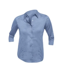SOLS Womens/Ladies Effect 3/4 Sleeve Fitted Work Shirt (Bright Sky) -Featured Women's Clothing Stores 8242696B1E26AC70BA181B5526967240B3F223ADBCEFB0B34438859453A36AE5
