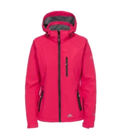Trespass Womens/Ladies Bela II Waterproof Softshell Jacket (Raspberry)