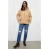Dorothy Perkins Womens/Ladies Short Padded Jacket (Camel)