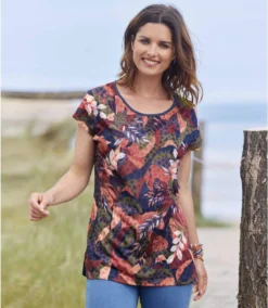 Women's Multicoloured Patterned Tunic