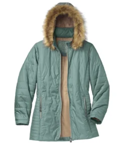 Women's Green Longline Padded Jacket -Featured Women's Clothing Stores 933ae3f2575d95e6408c81a3b687f2c8