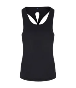 TriDri Womens/Ladies Yoga Knot Undershirt (Black)
