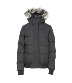 Trespass Womens/Ladies Kendrick DLX Down Jacket (Black)