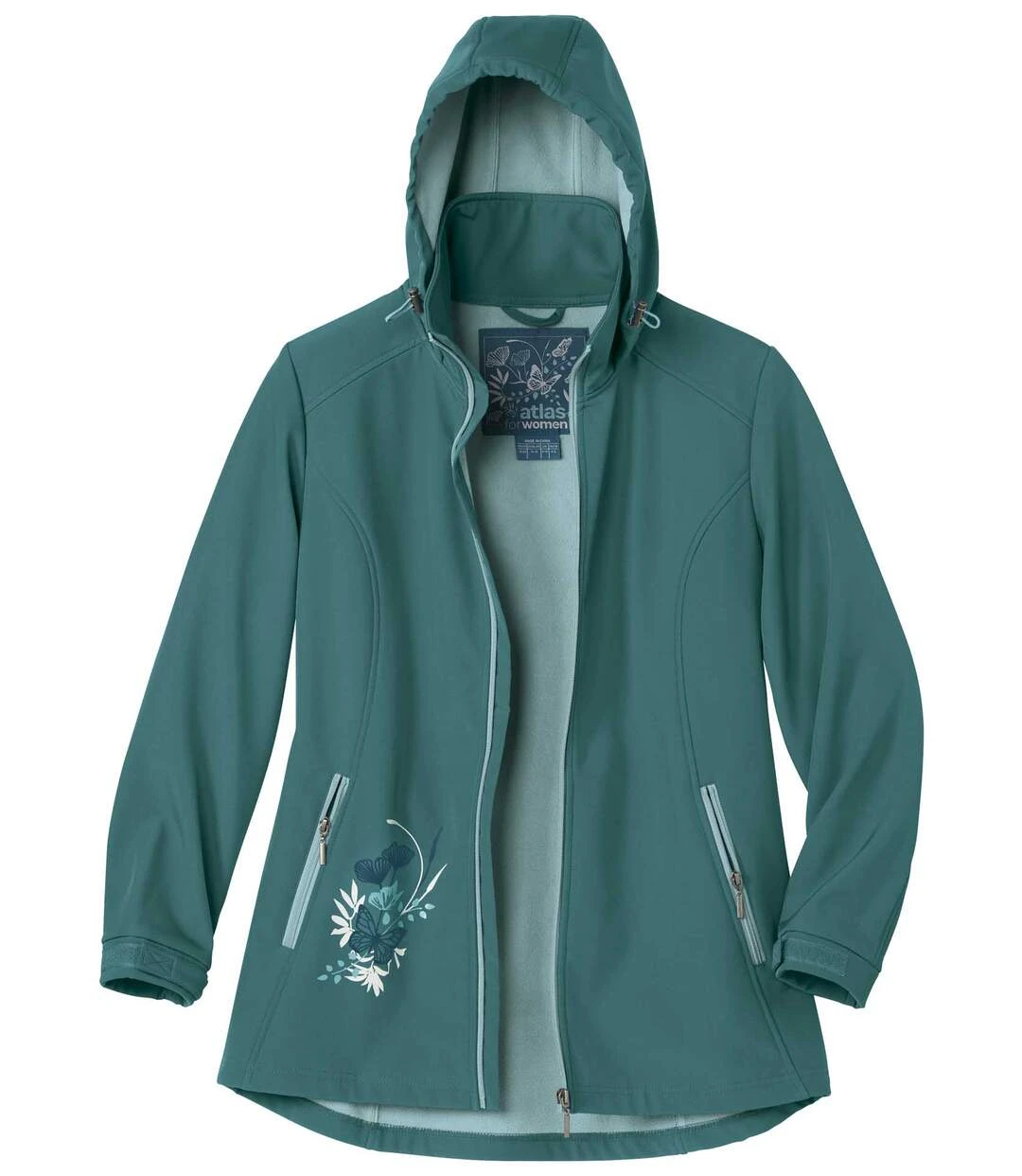 Women's Green Softshell Jacket 3 Women's Green Softshell Jacket - Image 3