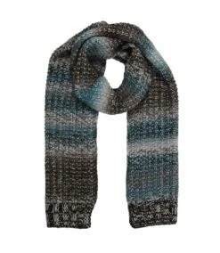 Regatta Womens/Ladies Frosty Knitted Scarf (Teal/Black) (One Size)