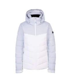 Trespass Womens/Ladies Flattery Padded Hooded Waterproof Jacket (Light Sky Blue)