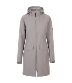 Trespass Womens/Ladies Maria Soft Shell Jacket (Pale Grey Marl)