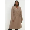 Dorothy Perkins Womens/Ladies Belt Curve Longline Coat (Mink)