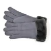 Foxbury Womens/Ladies Sherpa Lined Gloves (Grey) (M/L)