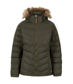 Trespass Womens/Ladies Nadina Waterproof Padded Jacket (Dark Vine)