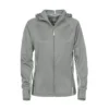 James Harvest Womens/Ladies Northderry Fleece Jacket (Light Grey)