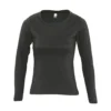 SOLS Womens/Ladies Majestic Long Sleeve T-Shirt (Dark Gray)
