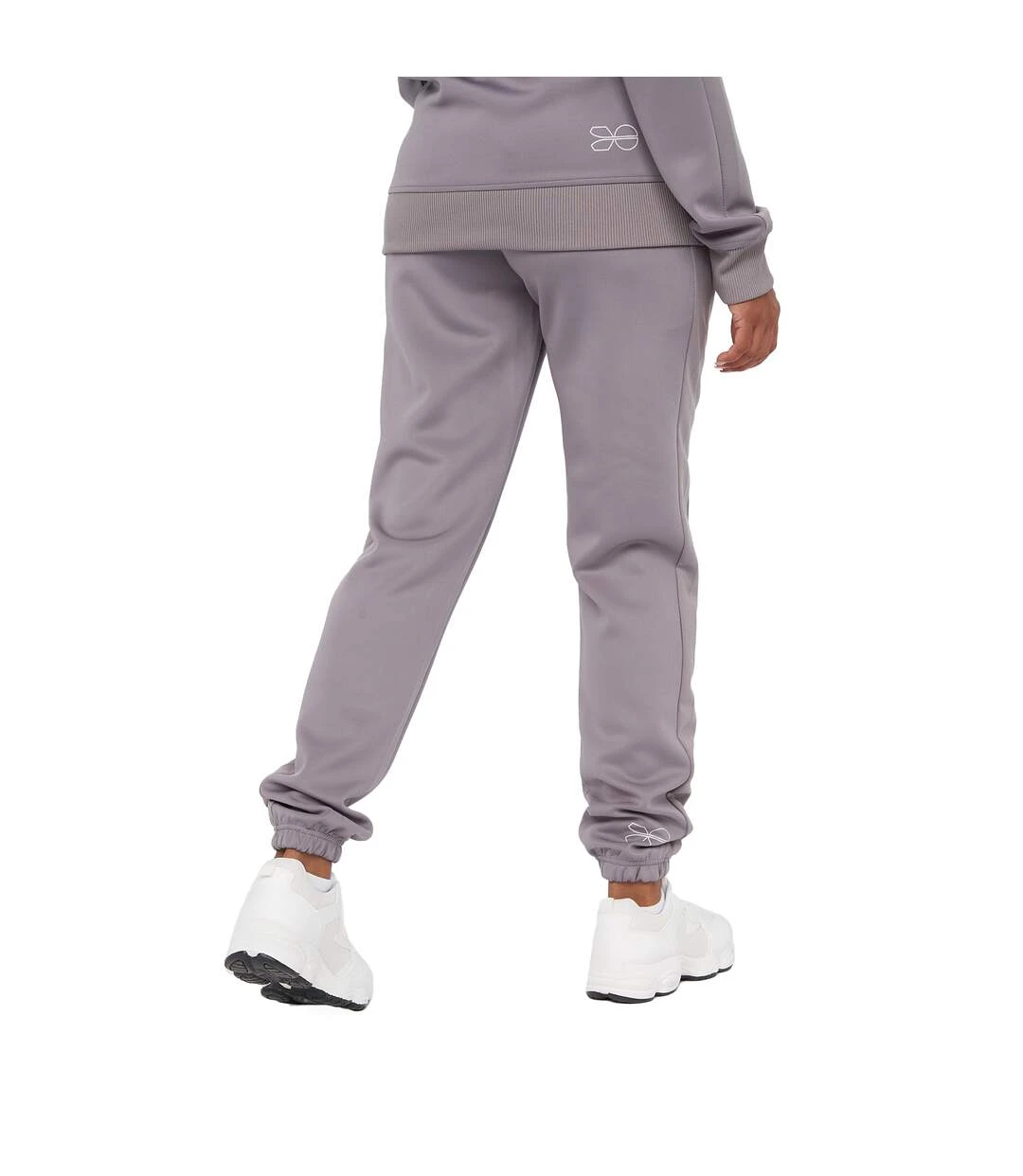 Crosshatch Womens/Ladies Genova Tracksuit Bottoms (Quicksilver) 2 Crosshatch Womens/Ladies Genova Tracksuit Bottoms (Quicksilver) - Image 2