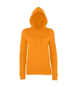 AWDis Just Hoods Womens/Ladies Girlie College Pullover Hoodie (Orange Crush)