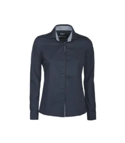 Harvest Womens/Ladies Baltimore Formal Shirt (Navy)