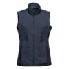 Stormtech Womens/Ladies Avalante Knitted Heather Full Zip Vest (Navy)