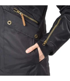 Trespass Womens/Ladies Eternally Waterproof Parka Jacket (Black) -Featured Women's Clothing Stores C666419B38D0719481080BB4793AD72549A82EBA084B8E18DBF45435AFF081A5