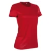 Stedman Womens/Ladies Active Sports Tee (Crimson Red)