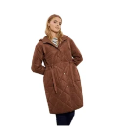 Dorothy Perkins Womens/Ladies Padded Longline Parka (Chocolate)