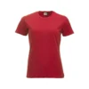 Clique Womens/Ladies New Classic T-Shirt (Red)