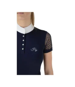 HyFASHION Womens/Ladies Lydia Show Shirt (Navy) -Featured Women's Clothing Stores CA128DE2E2A8F6DDC6B9DF546D912B3D8548D38CF5FE8066EA526671642FD692