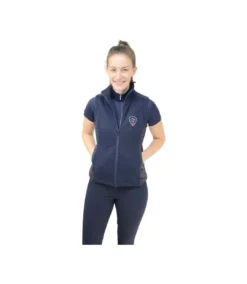 HyRIDER Womens/Ladies Signature Gilet (Marine Blue/Red)