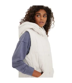 Dorothy Perkins Womens/Ladies Padded Hooded Longline Vest (Cream) -Featured Women's Clothing Stores CB6CEFB3953B5828D1D18634516FC5D5D80D5A622A34143A62A48048464B2B4D