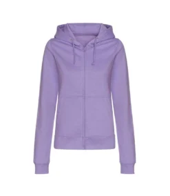 Awdis Womens/Ladies College Zoodie Hoodie (Digital Lavender)