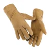 Eastern Counties Leather Womens/Ladies Long Cuff Sheepskin Gloves (Tan) (M)