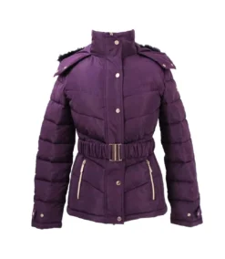 Coldstream Womens/Ladies Cornhill Quilted Coat (Purple)