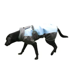 Henry Wag Waterproof Dog Coat (Blue/Gray) (Extra Small)