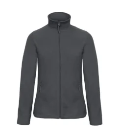 B&C Womens/Ladies ID.501 Fleece Jacket (Dark Grey)