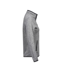 Tee Jays Womens/Ladies Knitted Outdoor Fleece Jacket (Gray Melange) -Featured Women's Clothing Stores DD96729D70B8E54CFCAE908B34EC483DECBE4B5E194E1DD772A7BD443CBC4F7E