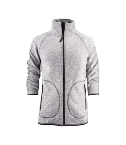 James Harvest Womens/Ladies Rich Hill Fleece Jacket (Grey Melange)