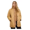 Dorothy Perkins Womens/Ladies Contrast Collarless Padded Jacket (Camel)
