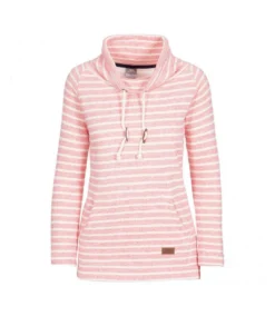Trespass Womens Cheery Striped Pull Over (Peach)